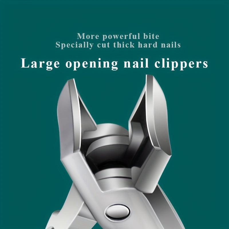 Wide Jaw Opening Nail Clipper Toenail Clippers Stainless Steel N