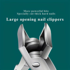 Wide Jaw Opening Nail Clipper Toenail Clippers Stainless Steel N