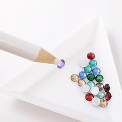 3pcs Wax Rhinestone Pickers Pencil Set For Rhinestones Gem Dotting Crystal Tool