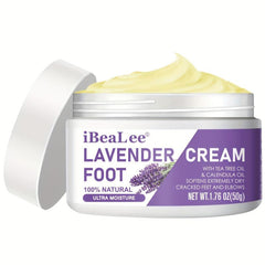 Lavender Foot Cream for Dry Cracked Feet - Nourishing Foot Moisturizer