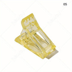 Colorful Nail Art Clips Gel Polish Extension Tips Plastic Clamps