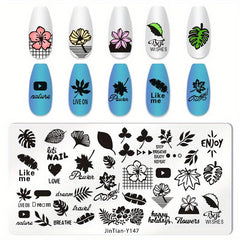 Stainless Steel Nail Stamping Plates Image Stamp Template Nails Printing Tool