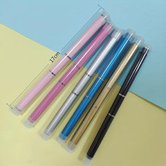 Double Head Nail Art Brush Flat Round Glue Pen Manicure Tool