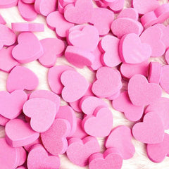 10 Pcs Mini Heart Shape Nail File Sponge Nail Art Tools For Girls