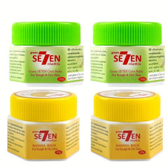 Moisturizing Coconut Banana Foot Cream for Dry Skin, 4pcs