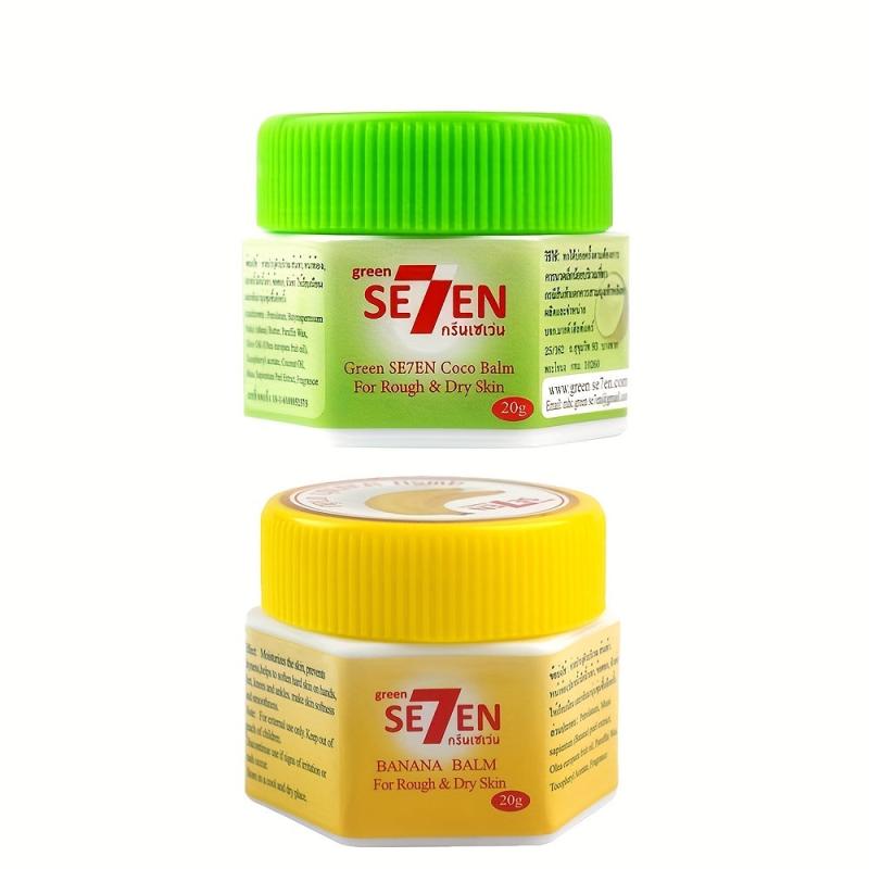 Moisturizing Coconut Banana Foot Cream for Dry Skin, 4pcs