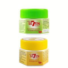 Moisturizing Coconut Banana Foot Cream for Dry Skin, 4pcs