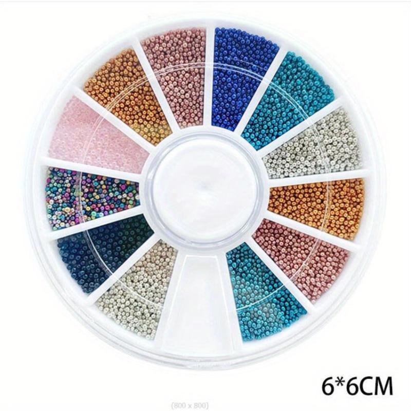 Caviar Nail Art Steel Ball Beads Manicure Accessories Nail Charms