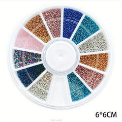 Caviar Nail Art Steel Ball Beads Manicure Accessories Nail Charms