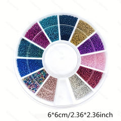 Caviar Nail Art Steel Ball Beads Manicure Accessories Nail Charms