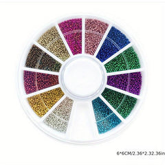 Caviar Nail Art Steel Ball Beads Manicure Accessories Nail Charms