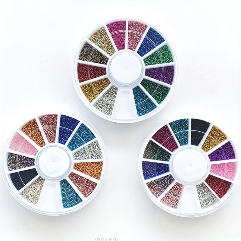 Caviar Nail Art Steel Ball Beads Manicure Accessories Nail Charms