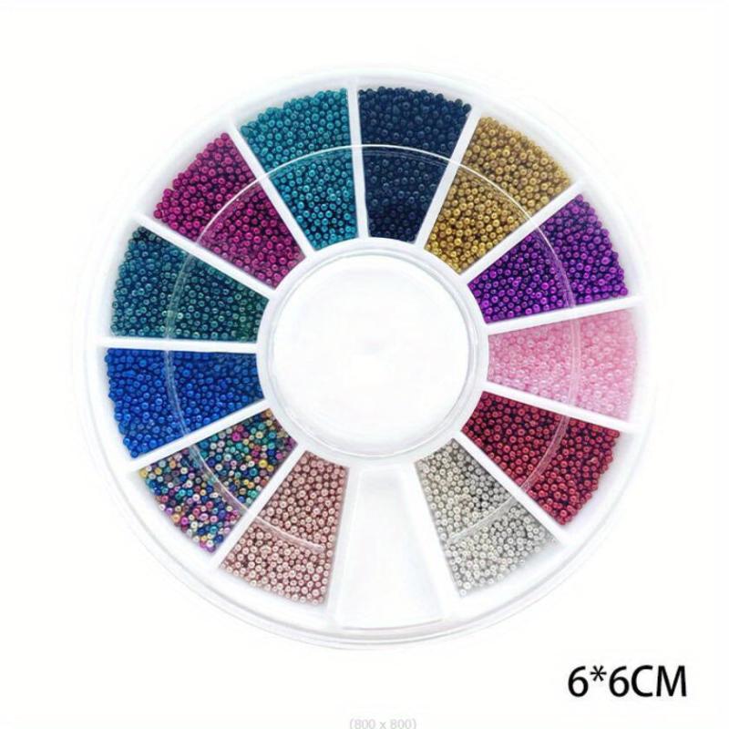 Caviar Nail Art Steel Ball Beads Manicure Accessories Nail Charms