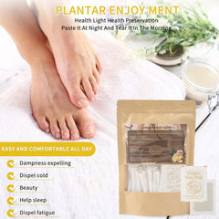 30 pcs Natural Ginger Foot Pads for Deep Cleansing Foot Care