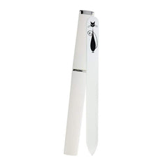 Crystal Glass Nail File with Case for Women