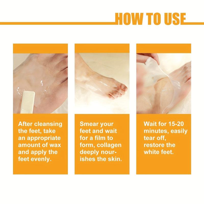 Honey Milk Foot Wax Feet Cream Foot Peel Mask For Dry Cracked Feet 50g