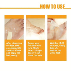 Honey Milk Foot Wax Feet Cream Foot Peel Mask For Dry Cracked Feet 50g