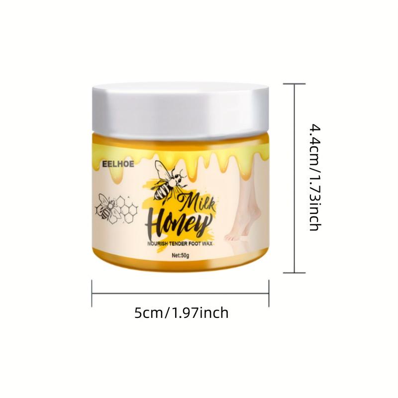 Honey Milk Foot Wax Feet Cream Foot Peel Mask For Dry Cracked Feet 50g