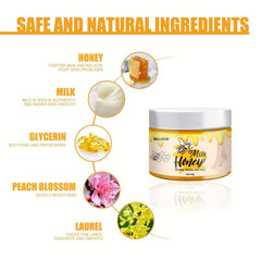 Honey Milk Foot Wax Feet Cream Foot Peel Mask For Dry Cracked Feet 50g