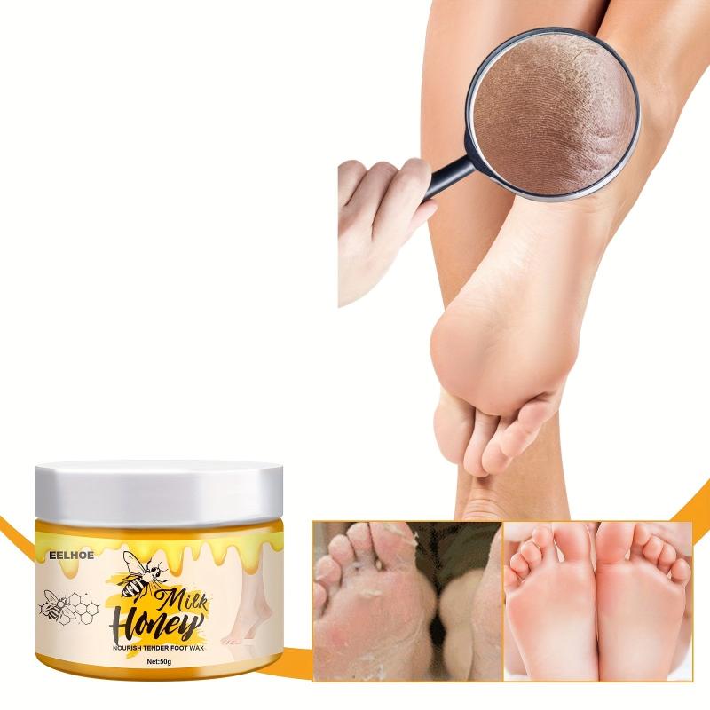 Honey Milk Foot Wax Feet Cream Foot Peel Mask For Dry Cracked Feet 50g