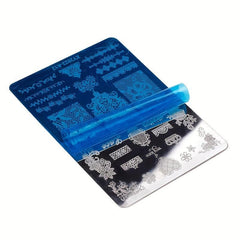 Steel Nail Stamping Plates Shapes Image Stamp Template Nails