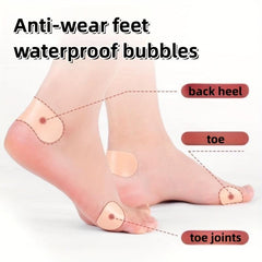 20pcs Anti wear Heel Sticker For Boots Reduce Friction Pain Invisible Stick