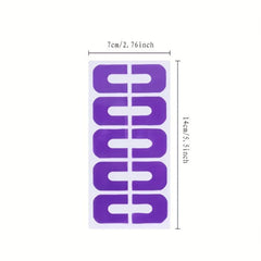 10pcs Nail Polish Protector Spill Proof Stickers Peel Off Nail Guards for DIY