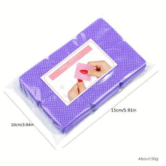 Non-Lint Nail Wipes for Eyelash Extensions - Gentle on Nails