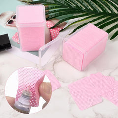 Lint Nail Wipes for Eyelash Extensions, 100 Pack