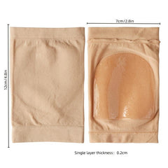 2 Pcs Moisturizing Silicone Heel Socks for Cracked Heels