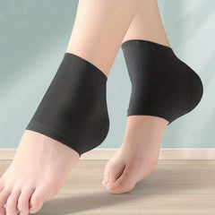 2 Pcs Moisturizing Silicone Heel Socks for Cracked Heels