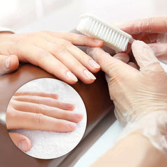 6 Pcs Fingernail Cleaning Brush Handle Grip Manicure Pedicure Tools