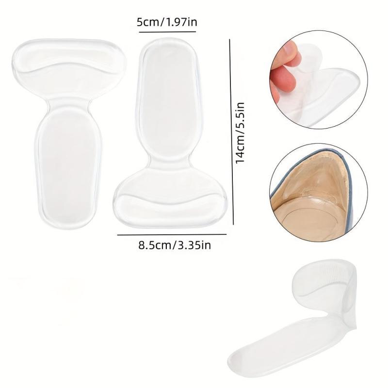 2pcs Soft Silicone High Heel Grips Arch Support Insoles Foot Heel Protector