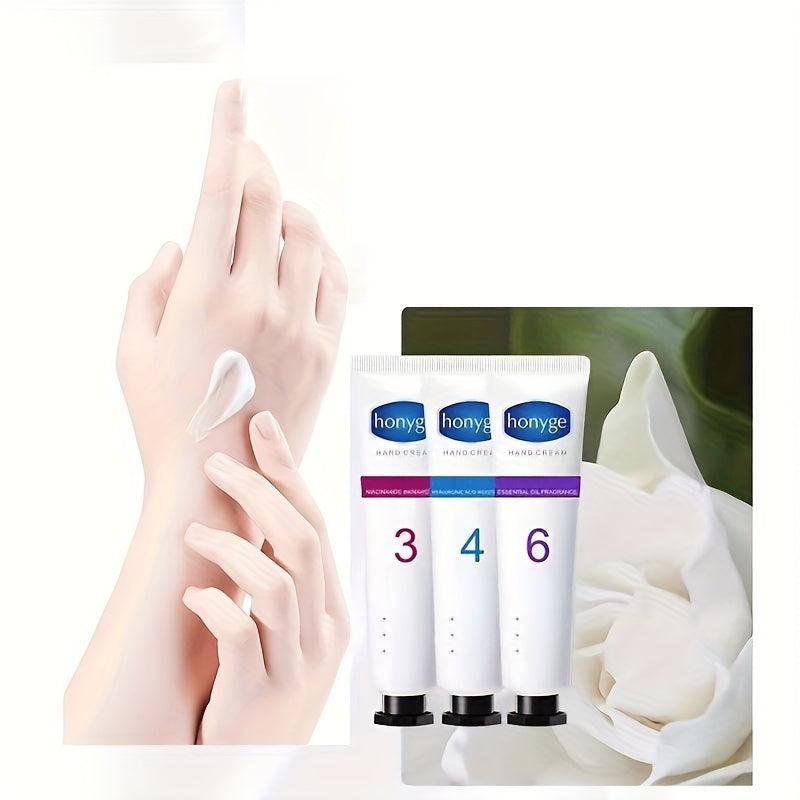 Niacinamide Brightening Hand Cream Set - Moisturizing & Hydrating for Dry Skin