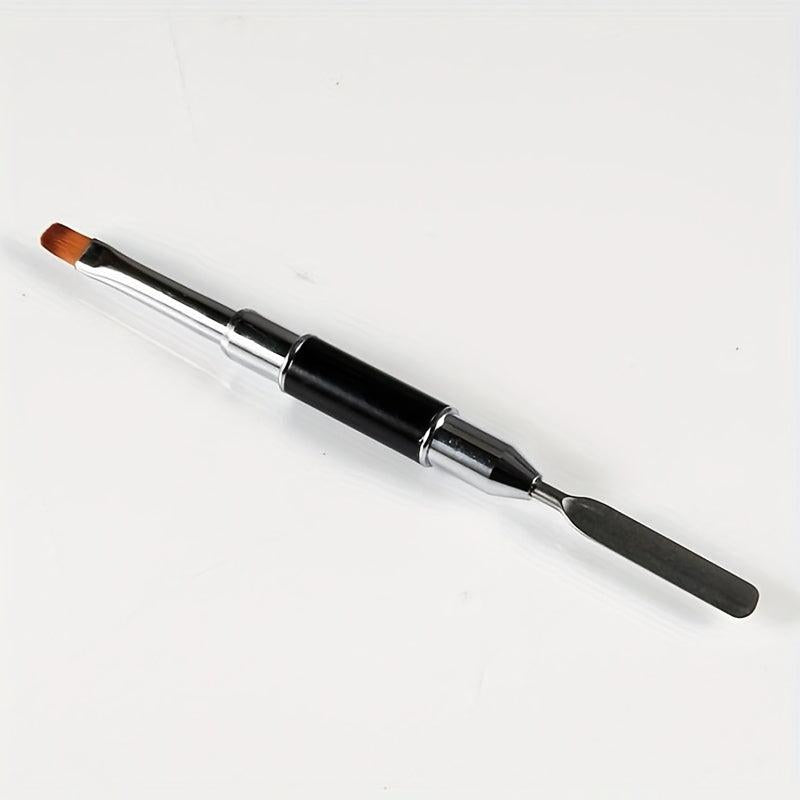 Dual Ended Poly Gel Brush & Picker 2 IN 1 Nail Brush And Spatula