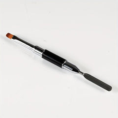 Dual Ended Poly Gel Brush & Picker 2 IN 1 Nail Brush And Spatula