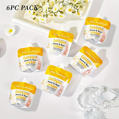 6pcs Collagen Moisturizing Hand Creams, Nourishing & Hydrating, Travel Size