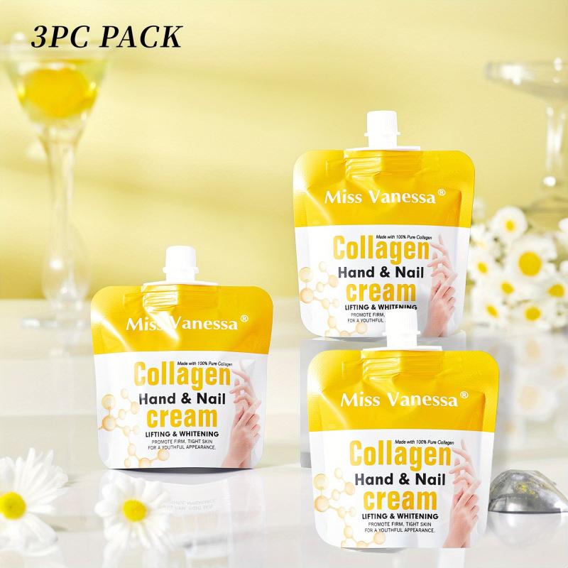 6pcs Collagen Moisturizing Hand Creams, Nourishing & Hydrating, Travel Size