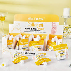 6pcs Collagen Moisturizing Hand Creams, Nourishing & Hydrating, Travel Size