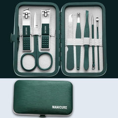 Stainless Steel Nail Clipper Pedicure Kit 8-18 Pcs Nail Care Tools