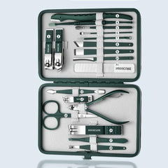 Stainless Steel Nail Clipper Pedicure Kit 8-18 Pcs Nail Care Tools