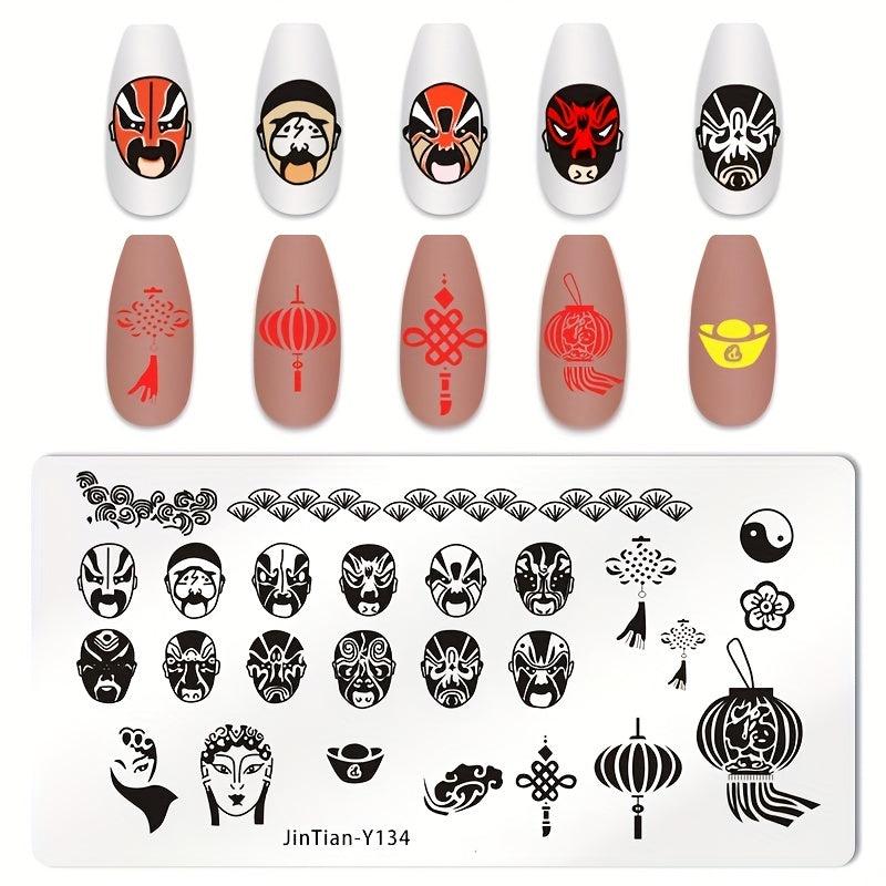 Nail Stamping Plates Shapes Image Stamp Template Nails Printing Tool