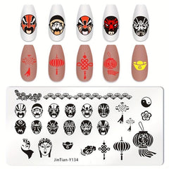 Nail Stamping Plates Shapes Image Stamp Template Nails Printing Tool
