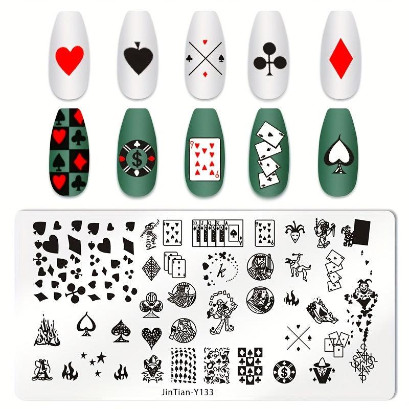 Nail Stamping Plates Shapes Image Stamp Template Nails Printing Tool