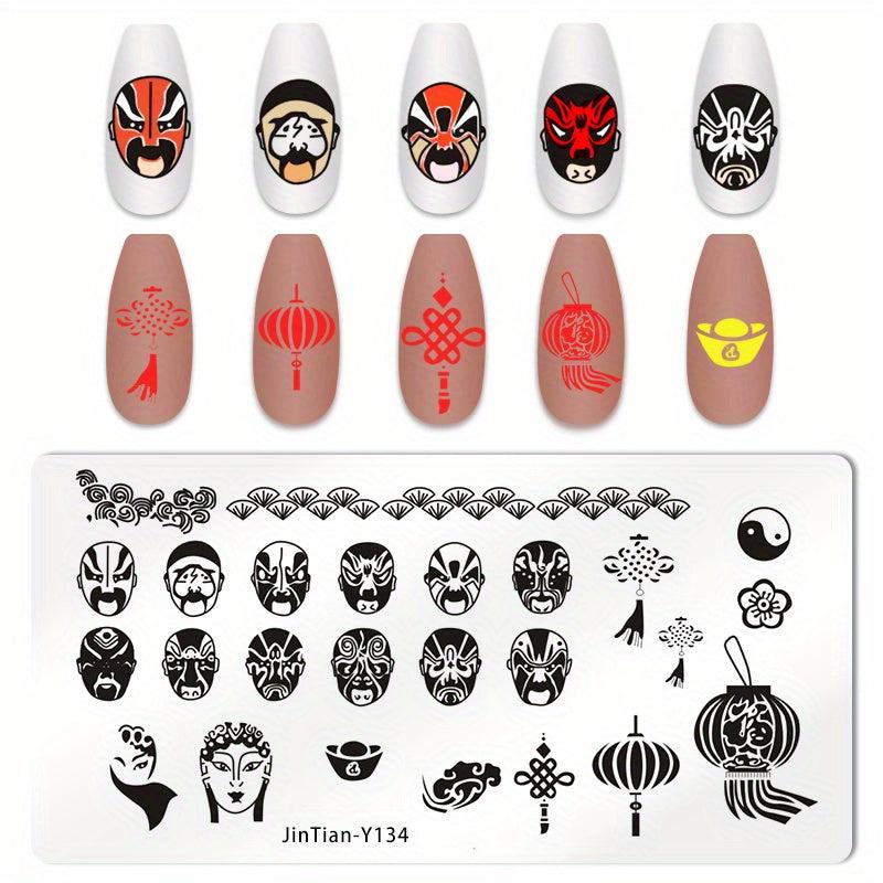 Nail Stamping Plates Shapes Image Stamp Template Nails Printing Tool