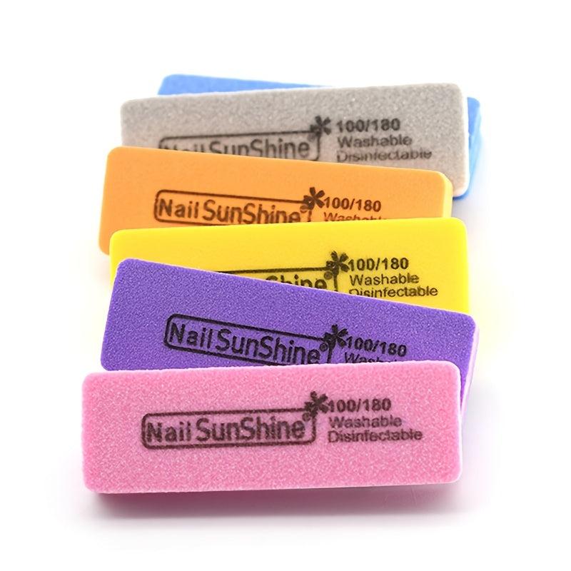 Double Side Washable 100 180 Nail Buffer File