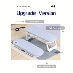 Foldable Nail Arm Rest PU Leather Nail Hand Rest For Nails