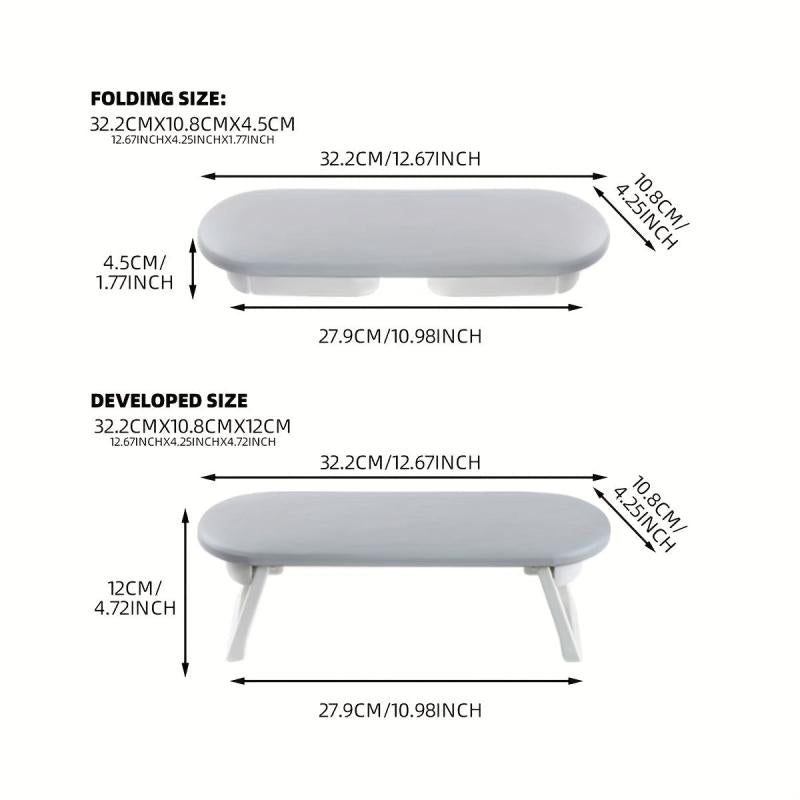 Foldable Nail Arm Rest PU Leather Nail Hand Rest For Nails