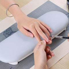 Foldable Nail Arm Rest PU Leather Nail Hand Rest For Nails
