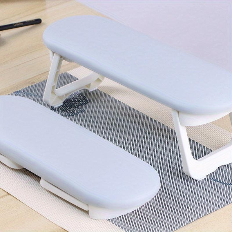 Foldable Nail Arm Rest PU Leather Nail Hand Rest For Nails